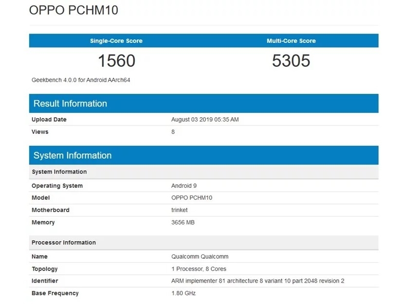 OPPO A9s