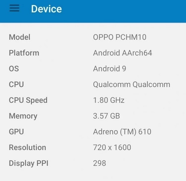 OPPO A9s
