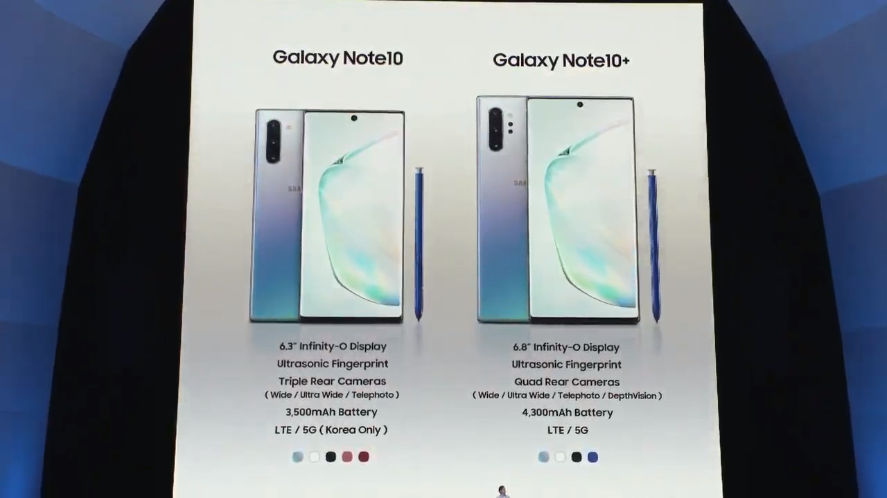 pin Galaxy Note 10