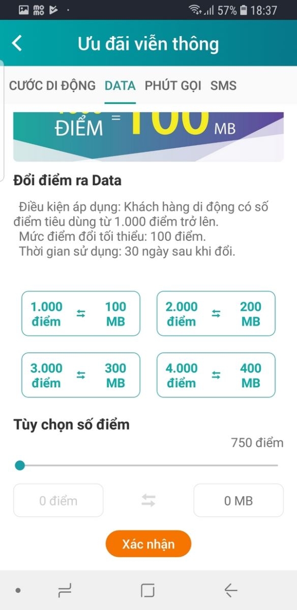 Ưu đãi data