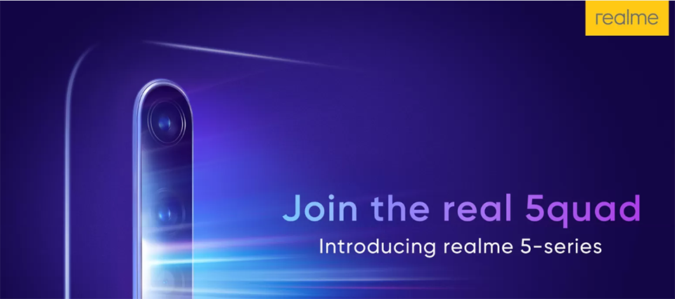 Realme 5 và Realme 5 Pro ra mắt ngày 20/8 Realme 5 và Realme 5 Pro ra mắt ngày 20/8