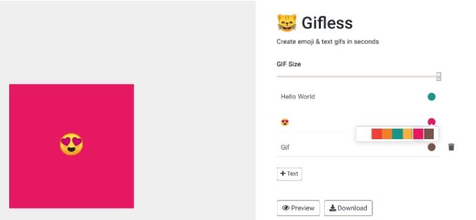 Gifless