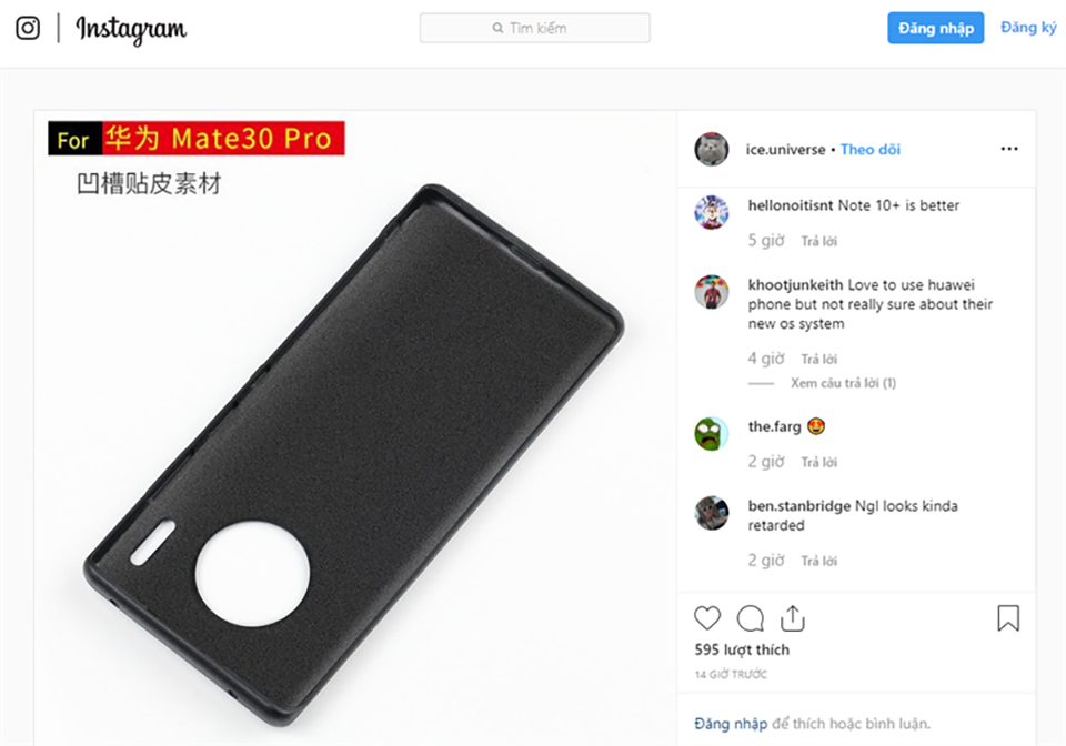 Ốp lưng Mate 30 Pro Ốp lưng Mate 30 Pro