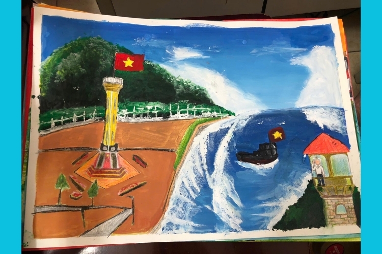 Vẽ tranh biển đảo đẹp nhất (16)