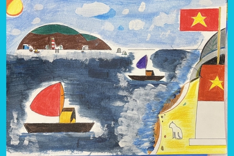 Vẽ tranh biển đảo đẹp nhất (21)