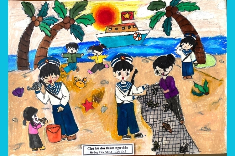 Vẽ tranh biển đảo đẹp nhất (22)