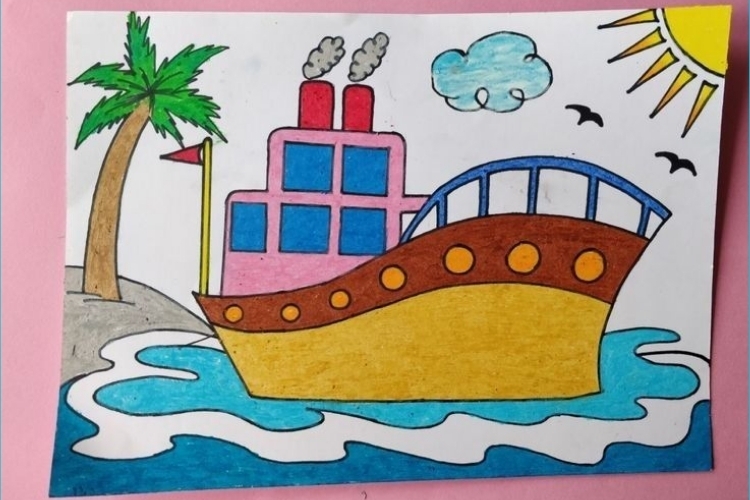 Vẽ tranh biển đảo đẹp nhất (25)