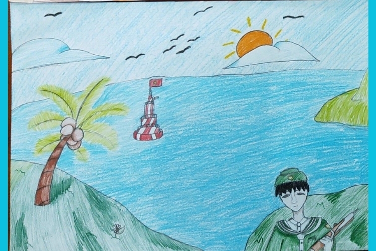 Vẽ tranh biển đảo đẹp nhất (31)