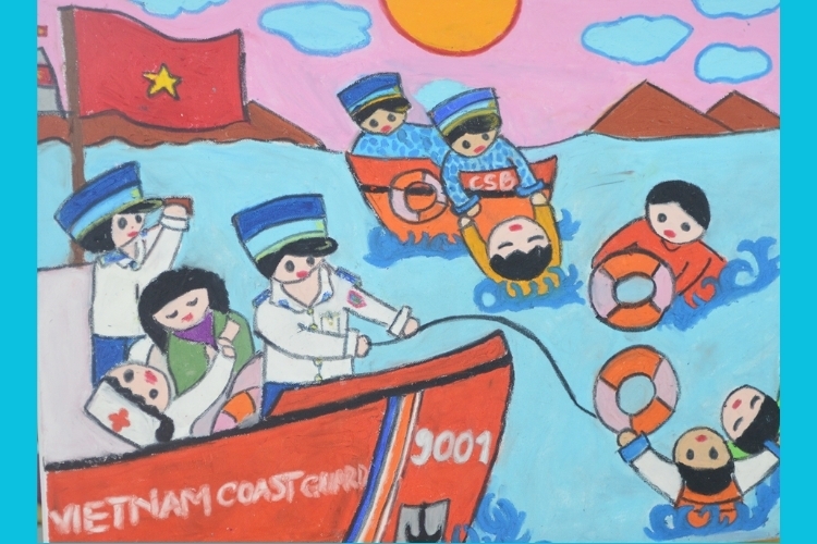 Vẽ tranh biển đảo đẹp nhất (34)