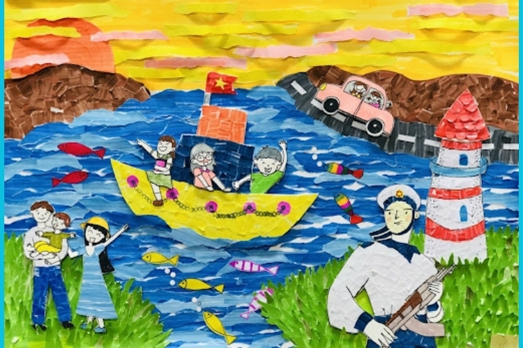 Vẽ tranh biển đảo đẹp nhất (44)