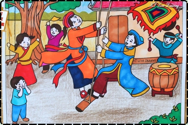 Vẽ tranh lễ hội (19)