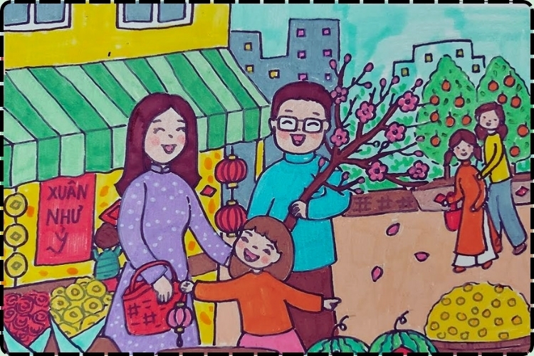 Vẽ tranh lễ hội (1)