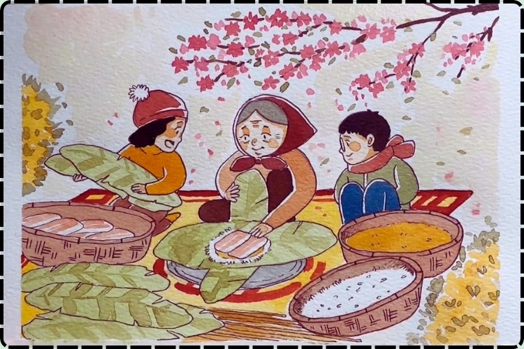 Vẽ tranh lễ hội (2)