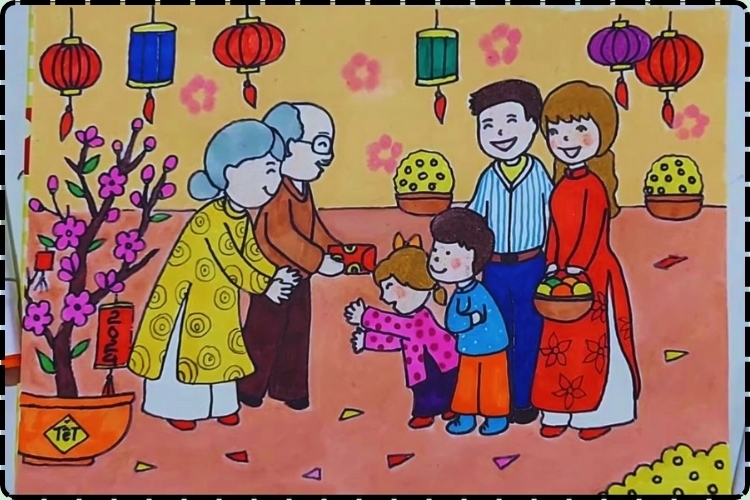 Vẽ tranh lễ hội (3)