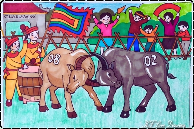 Vẽ tranh lễ hội (4)