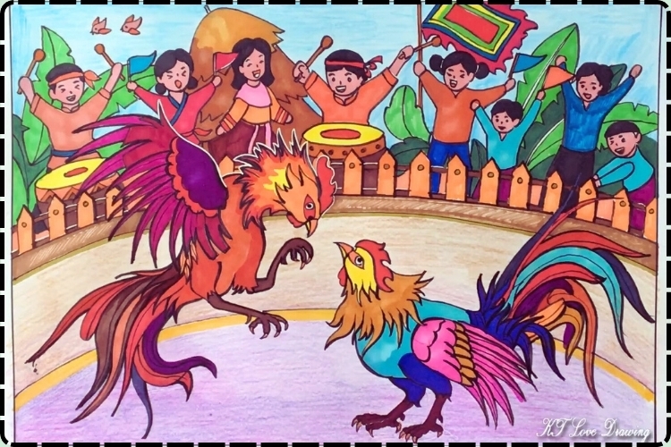 Vẽ tranh lễ hội (5)