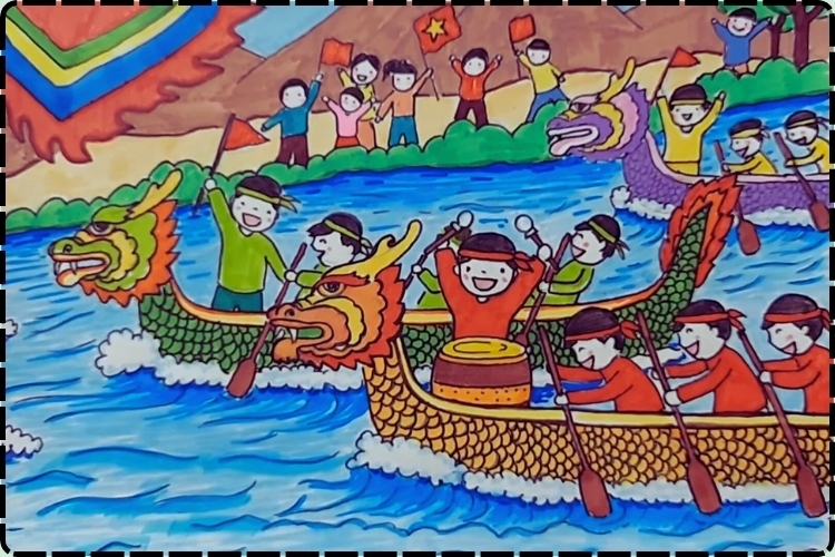 Vẽ tranh lễ hội (6)