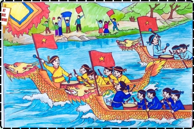 Vẽ tranh lễ hội (7)