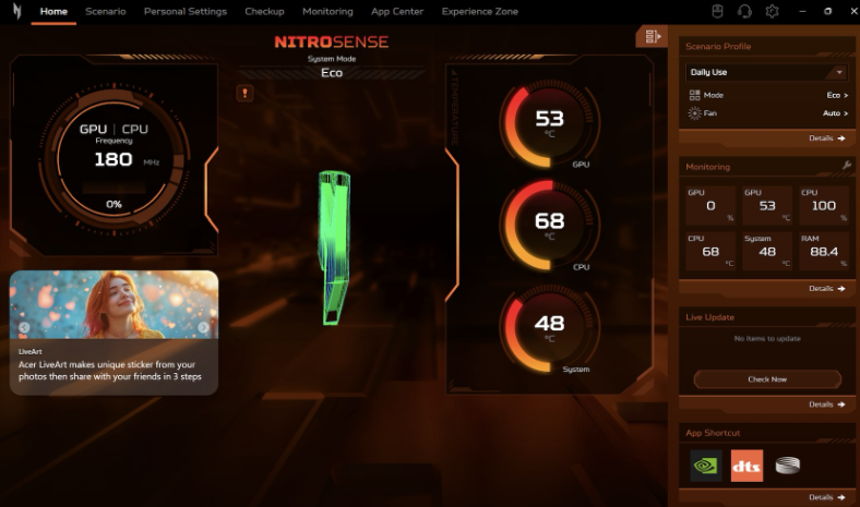 Đánh giá Acer Nitro ProPanel ANV16-72-71T9 - hình 9