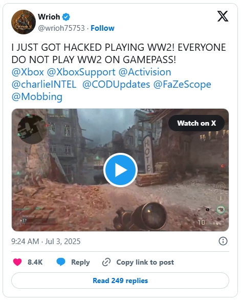 Activision rút Call of Duty: WWII khỏi Microsoft Store sau khi người chơi PC bị hack