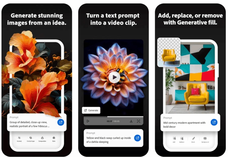 Adobe Firefly ra mắt ứng dụng trên iPhone và Android