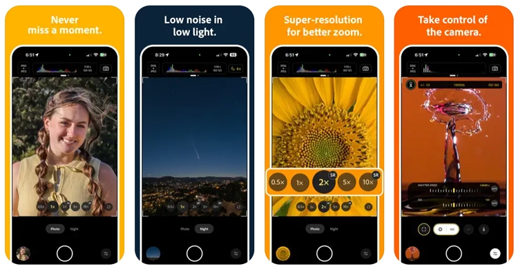 Adobe ra mắt ứng dụng camera “tính toán” Project Indigo cho iPhone