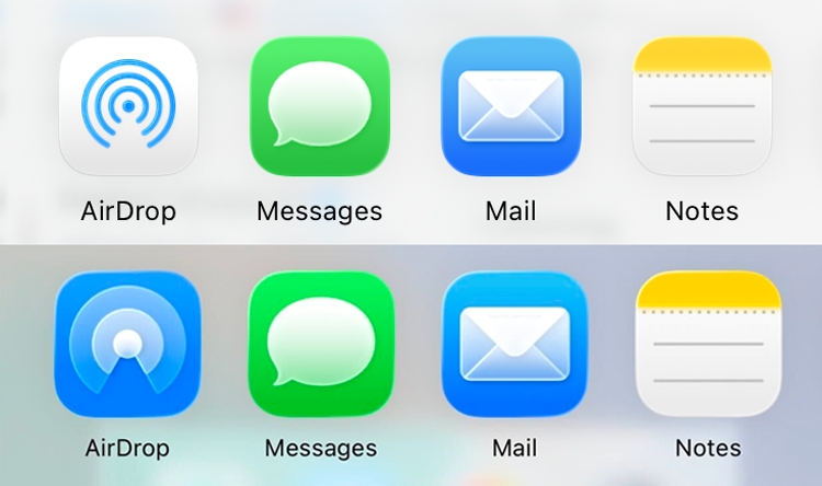 AirDrop có biểu tượng mới trong iOS 26, hiện đại và hấp dẫn hơn
