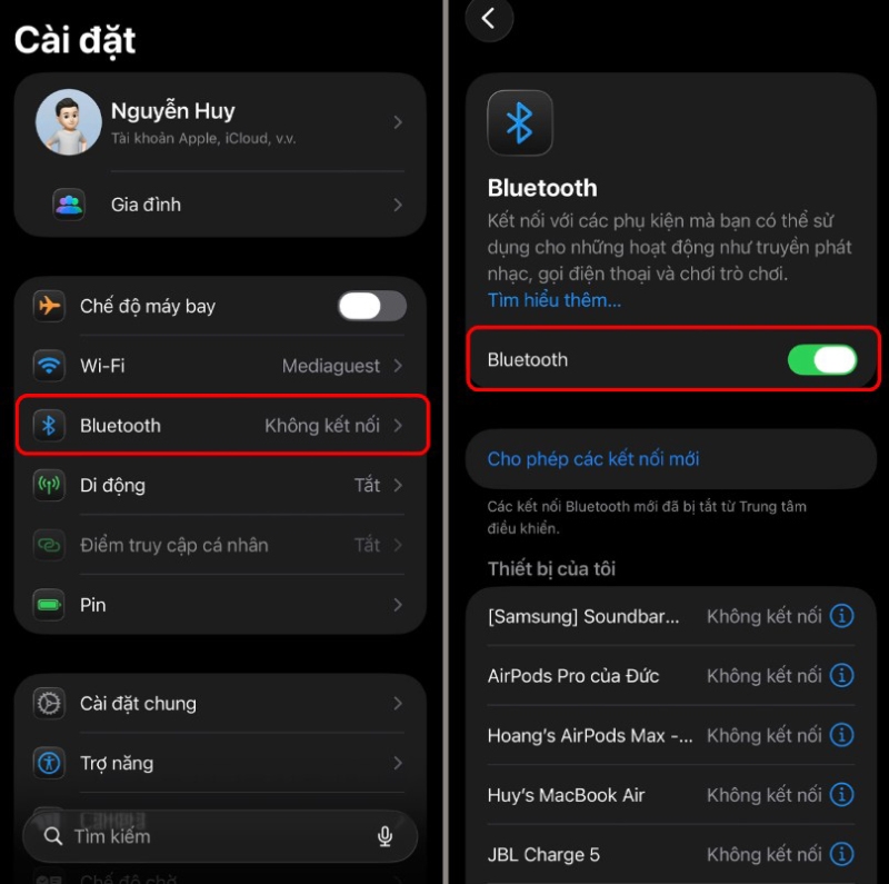AirPods không kết nối được với iPhone - hình 2