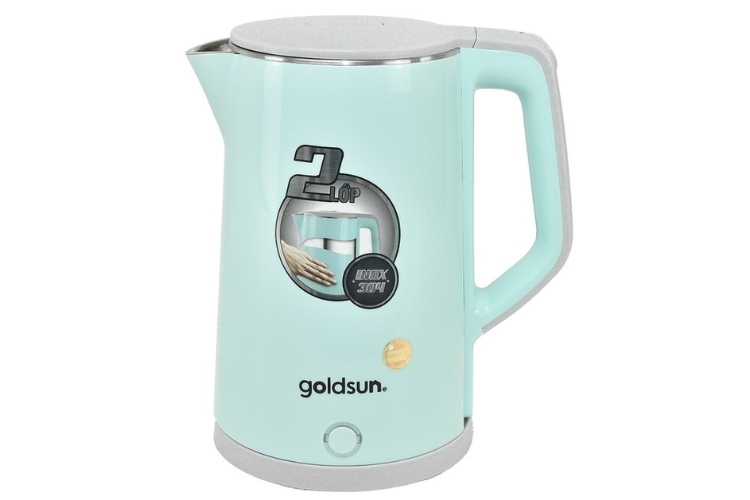 Ấm siêu tốc 2 lớp Goldsun 1.7 lít GKT2606