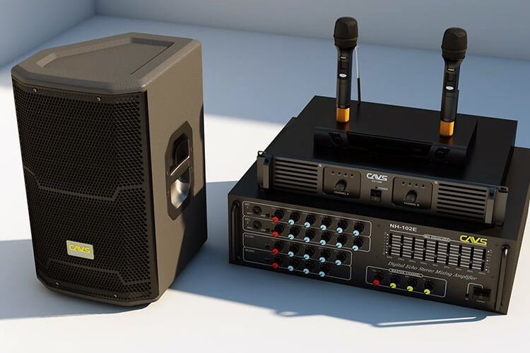 Amply không nhận micro 2