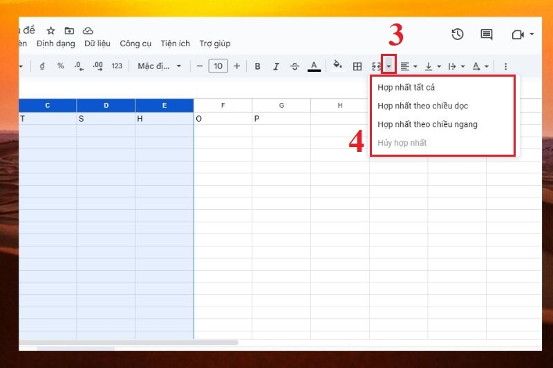 Ẩn cột trong Google Sheet ảnh 12