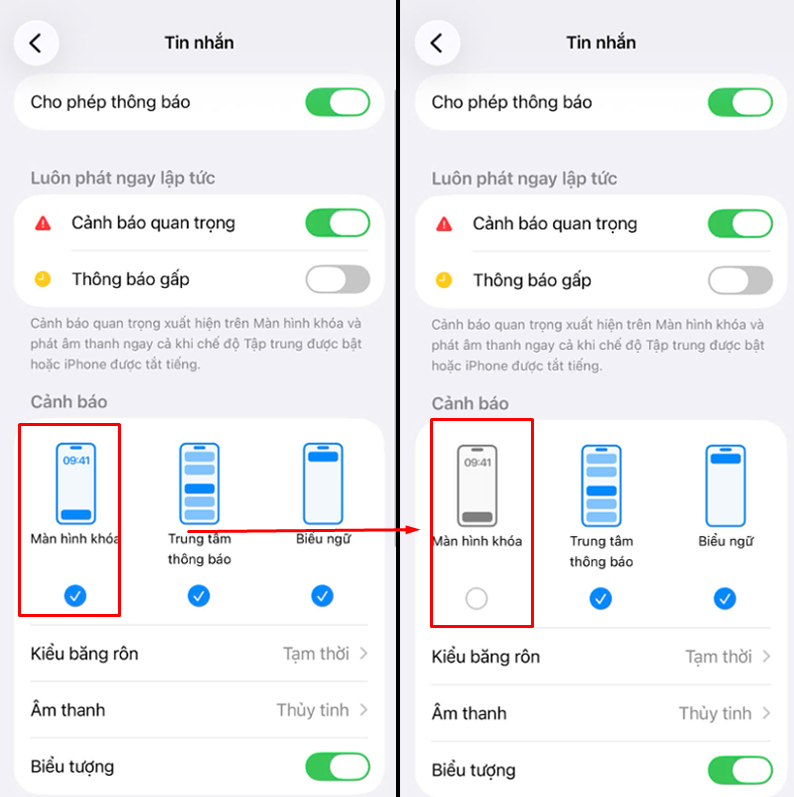 Ẩn nội dung tin nhắn trên iPhone - hình 5