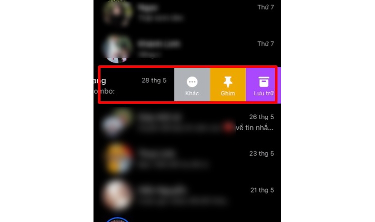 Ẩn tin nhắn quan trọng trên Facebook - hình 2