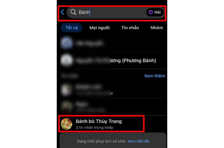 Ẩn tin nhắn quan trọng trên Facebook - hình 4