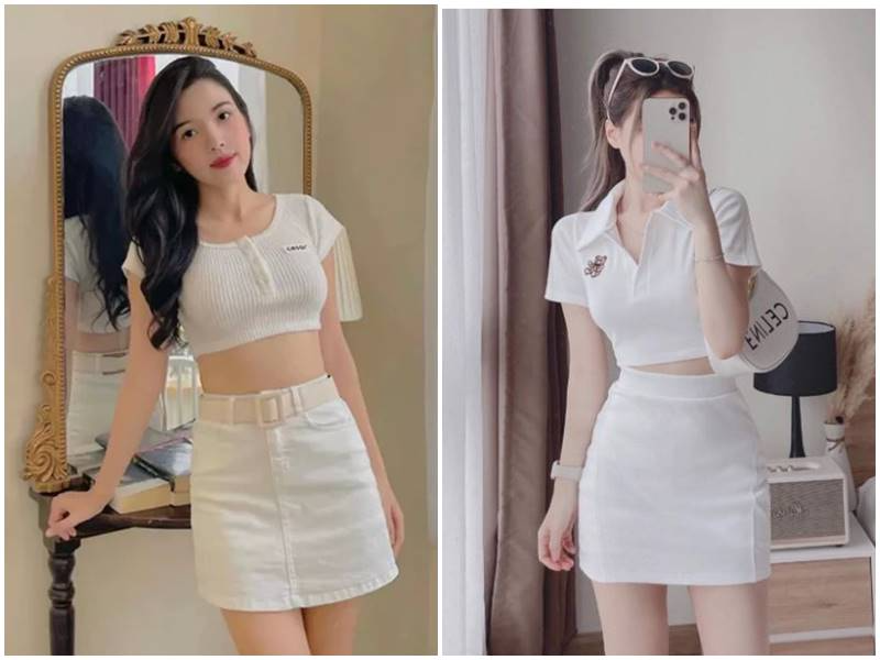 Áo croptop mặc với quần gì? (hình 3)