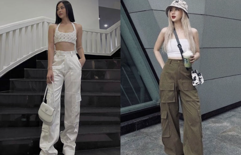 Áo croptop mặc với quần gì? (hình 4)