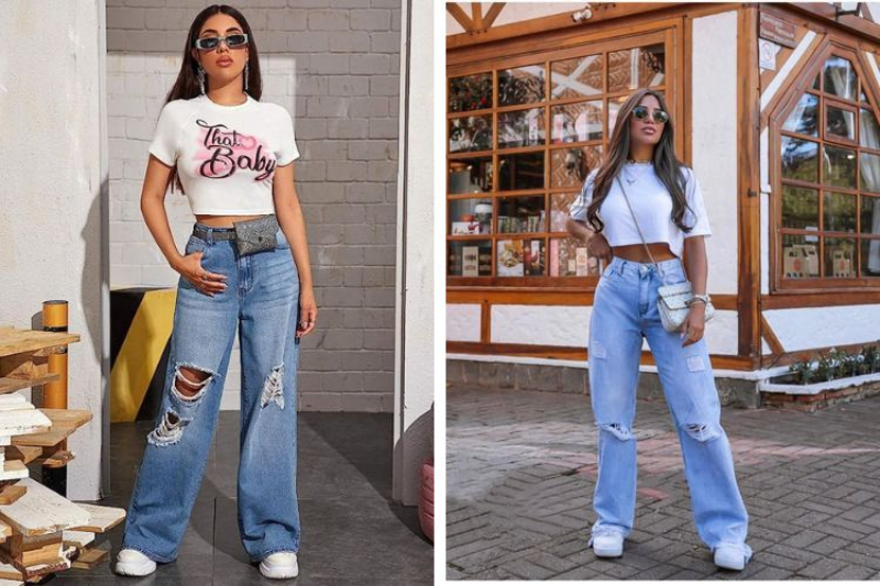 Áo croptop mặc với quần gì? (hình 7)