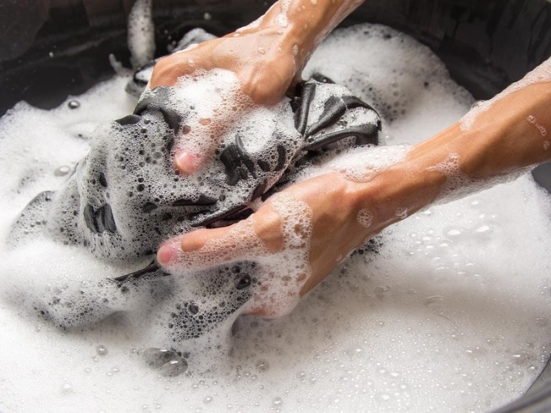 Áo dạ giặt máy được không 6