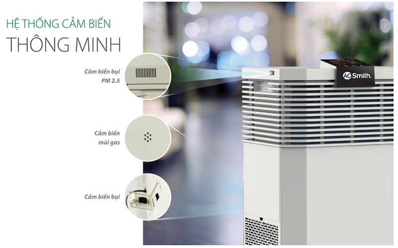 Máy lọc không khí A.O.Smith KJ500F-B01 (hình 8)