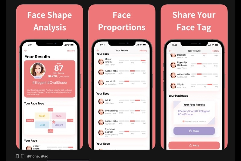 App chấm điểm khuôn mặt 4
