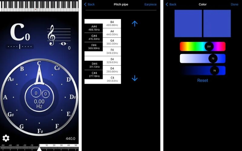 App chỉnh dây đàn guitar - CarlTune