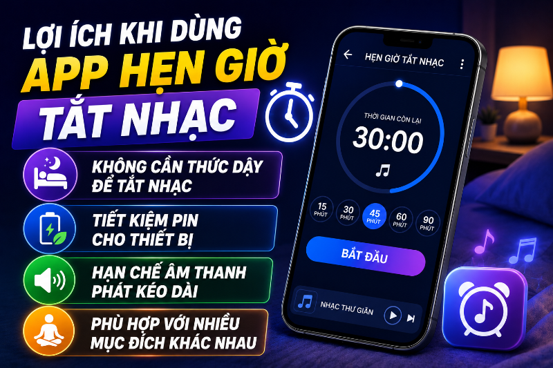 App hẹn giờ tắt nhạc - hình 2