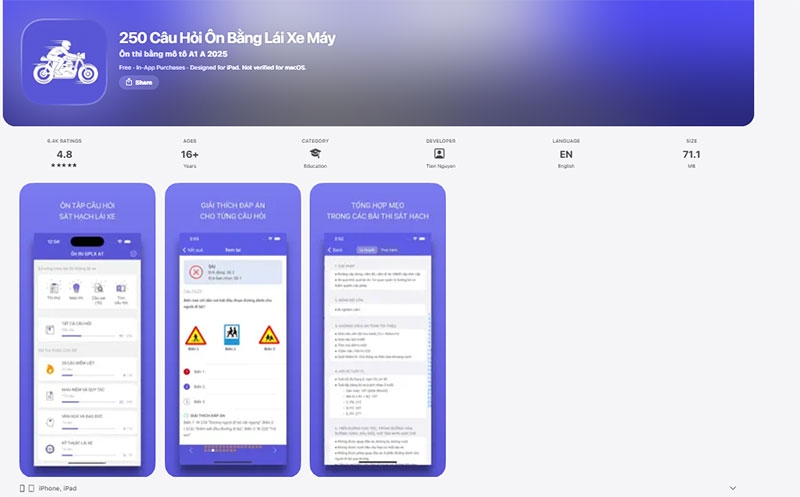 250 Câu Hỏi Ôn Bằng Lái Xe Máy