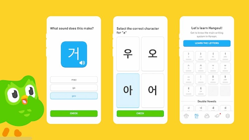 duolingo hoc tieng han