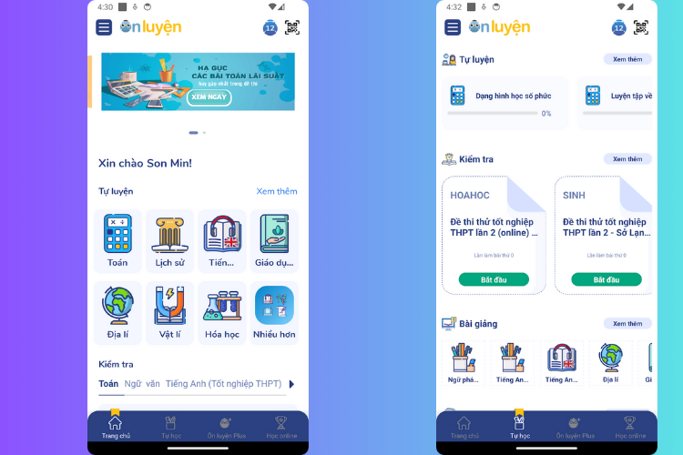 app luyện thi đại học 2