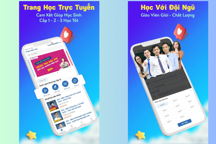 app luyện thi đại học 9