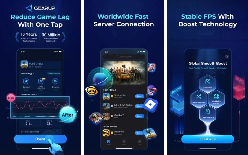 GearUP: Lower Lag Game Booster