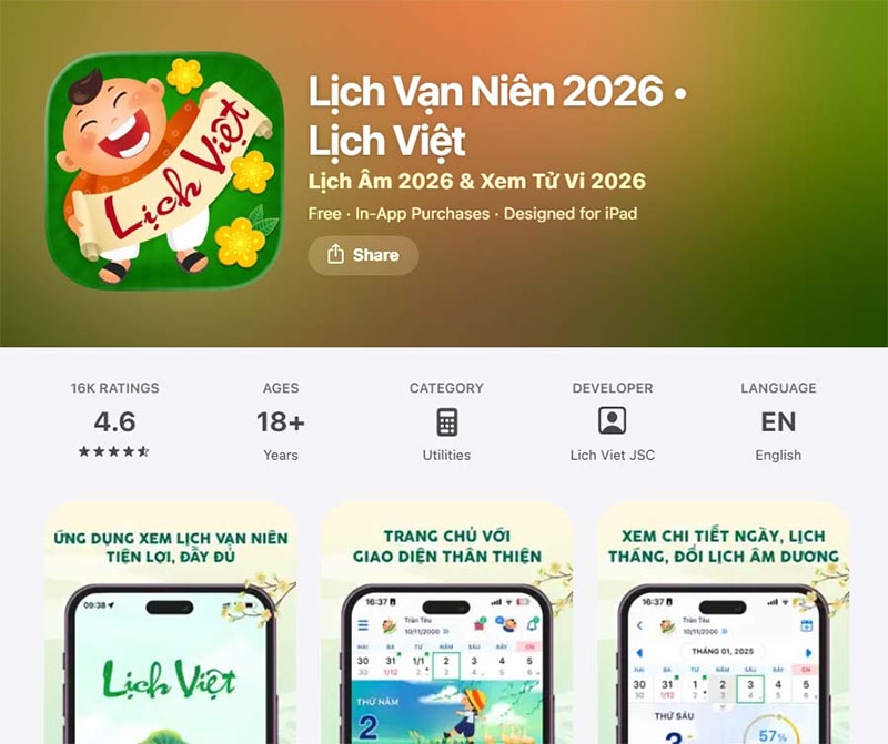 App xem tử vi hình 3