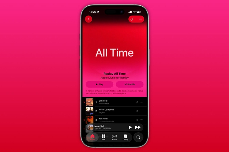 Apple Music kỷ niệm 10 năm ra mắt với danh sách Replay All Time mới