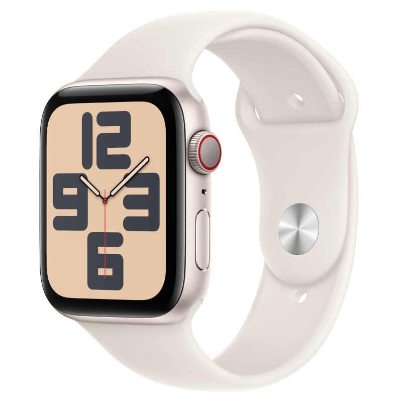 Apple Watch Se 2024 Gps + Cellular 44Mm Viền Nhôm Dây Cao Su M/L